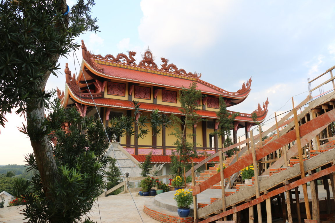 Tiến độ xây dựng Chùa Long Hương đến ngày 10-10-2015