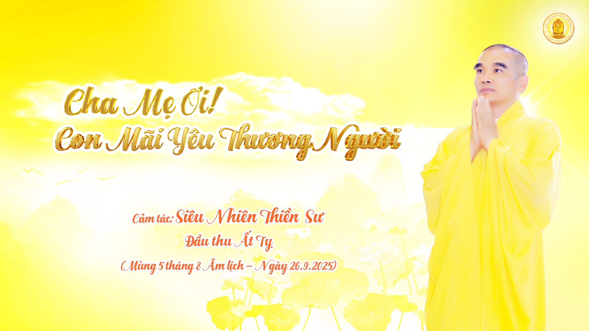 MẸ CHA ƠI! CON MÃI YÊU THƯƠNG NGƯỜI