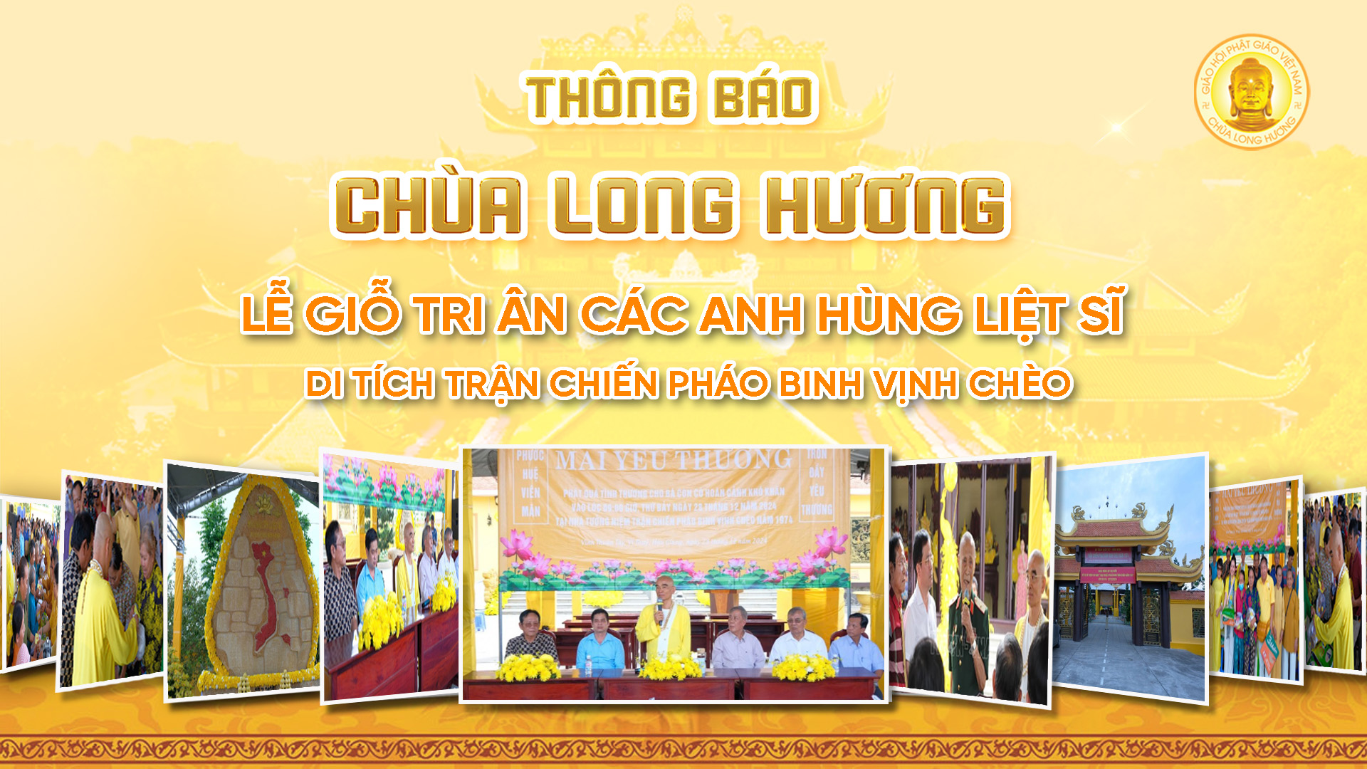 THÔNG BÁO TỔ CHỨC “LỄ GIỖ TRI ÂN” CÁC ANH HÙNG LIỆT SĨ TẠI “KHU DI TÍCH VỊNH CHÈO”