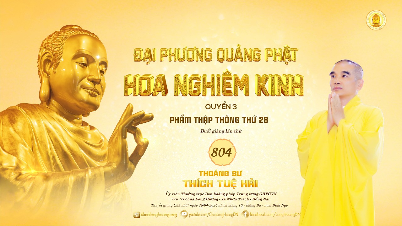 KINH HOA NGHIÊM – BUỔI GIẢNG 804